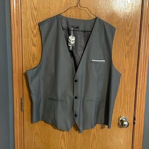 Men’s tux/suit vest grey XXXL